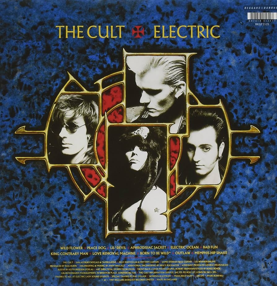 洋楽 The Cult Electric Picture Vinyl UK 1x1MASTERLP_front_BlackBG_1200